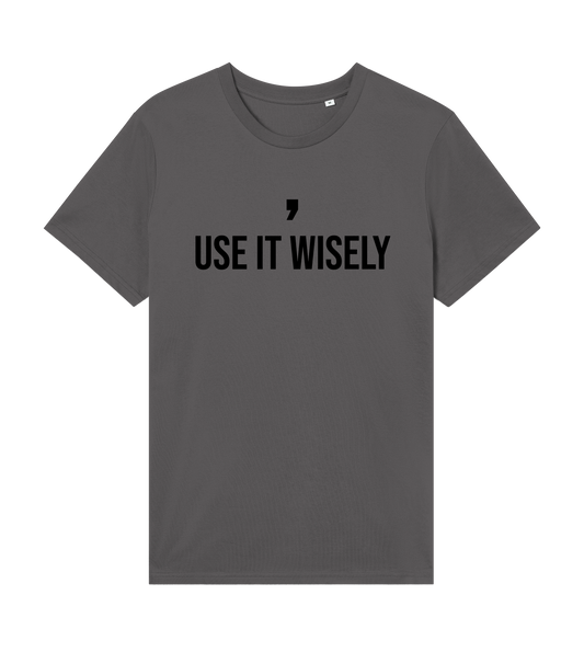 Comma, Use It Wisely Crafter T-Shirt