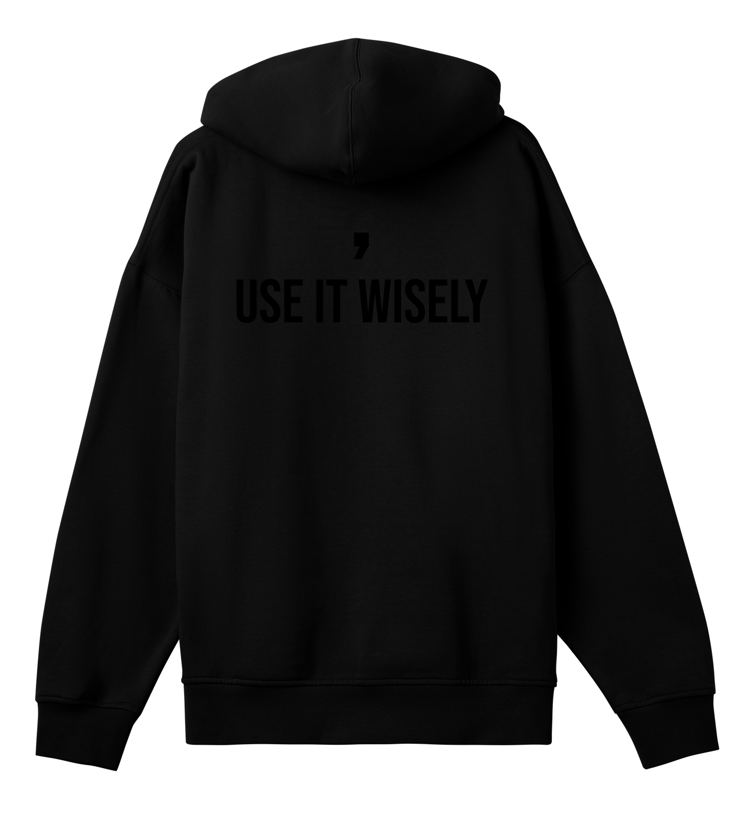 Comma, Use It Wisely: Men's Boxy Hoodie