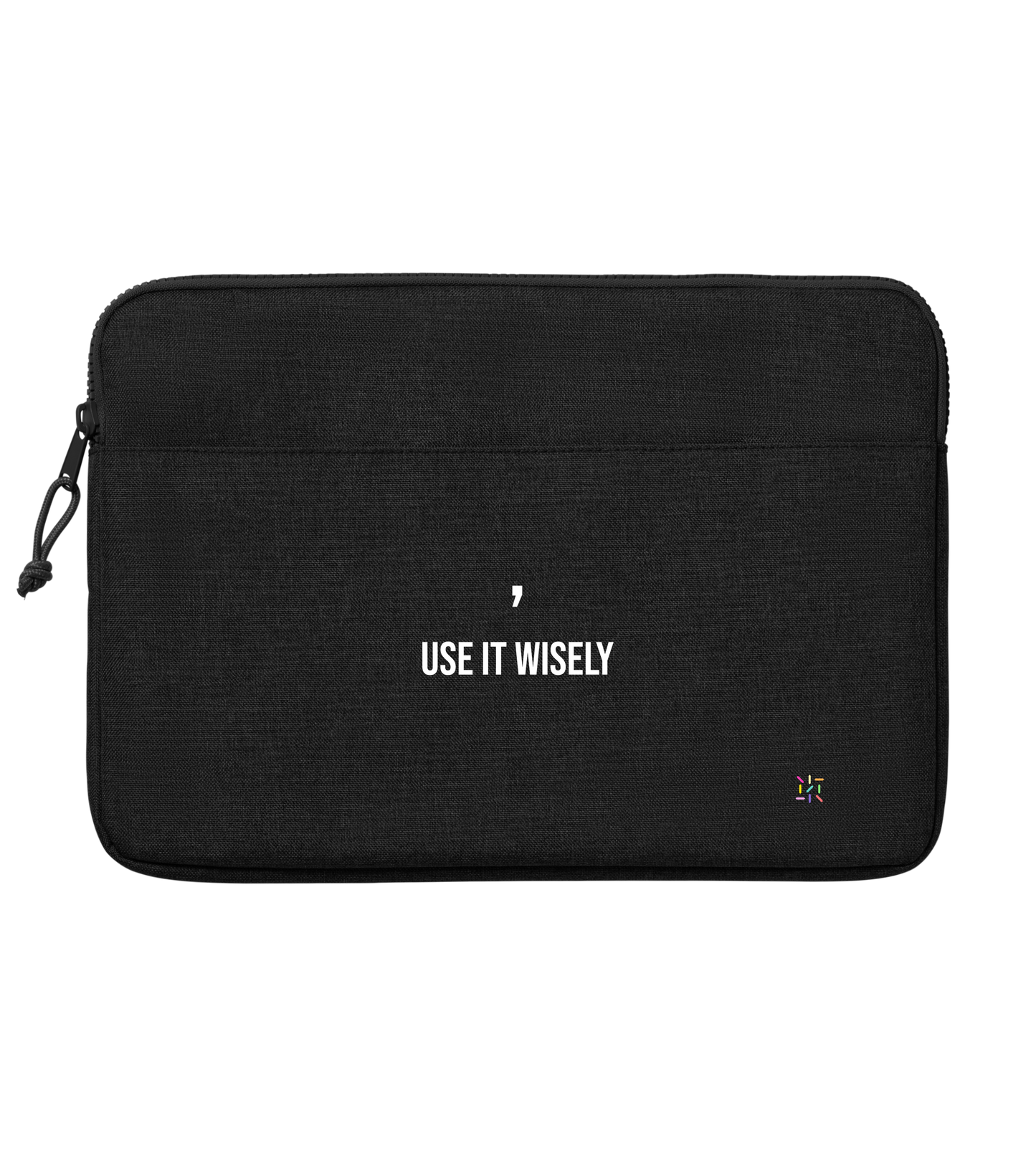 COMMA, USE IT WISELY: LAPTOP CASE (NOT UK)