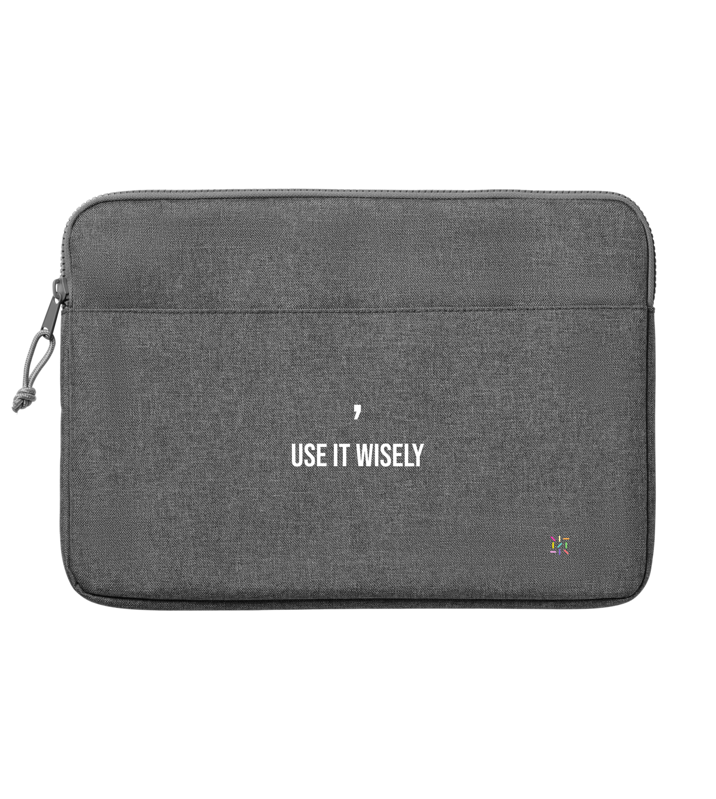 COMMA, USE IT WISELY: LAPTOP CASE (NOT UK)