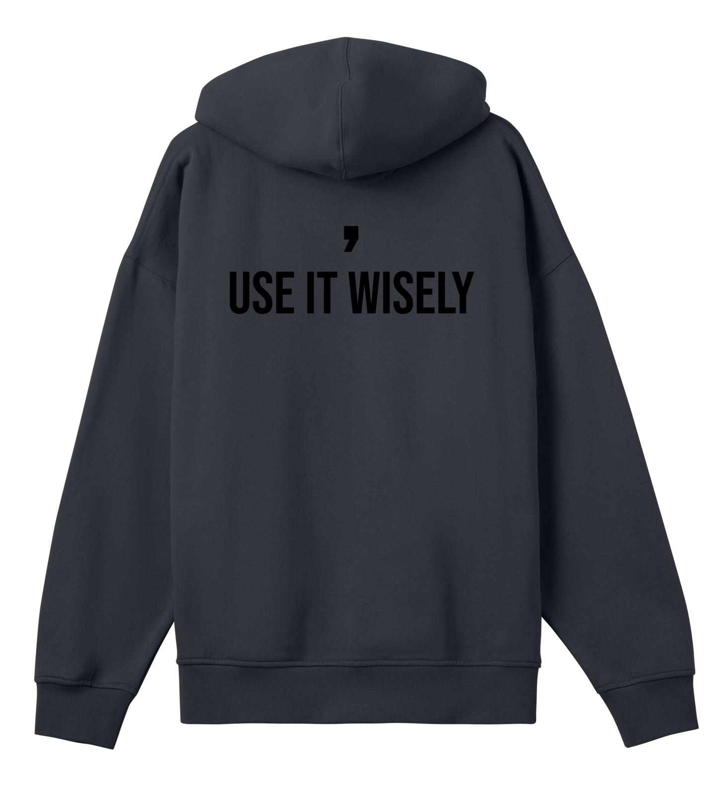 Comma, Use It Wisely: Men's Boxy Hoodie