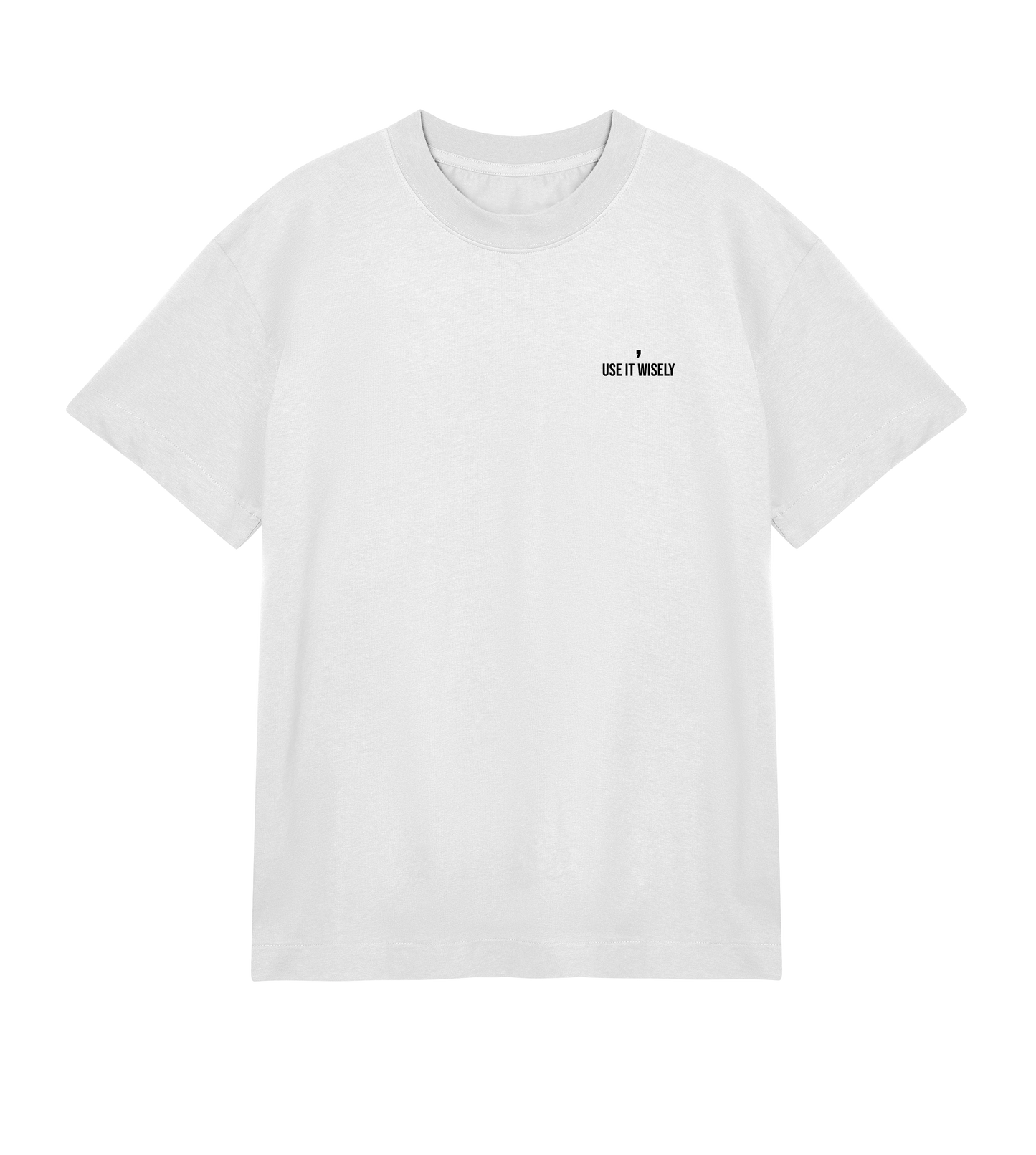 Comma, Use It Wisely: Men's Boxy T-Shirt