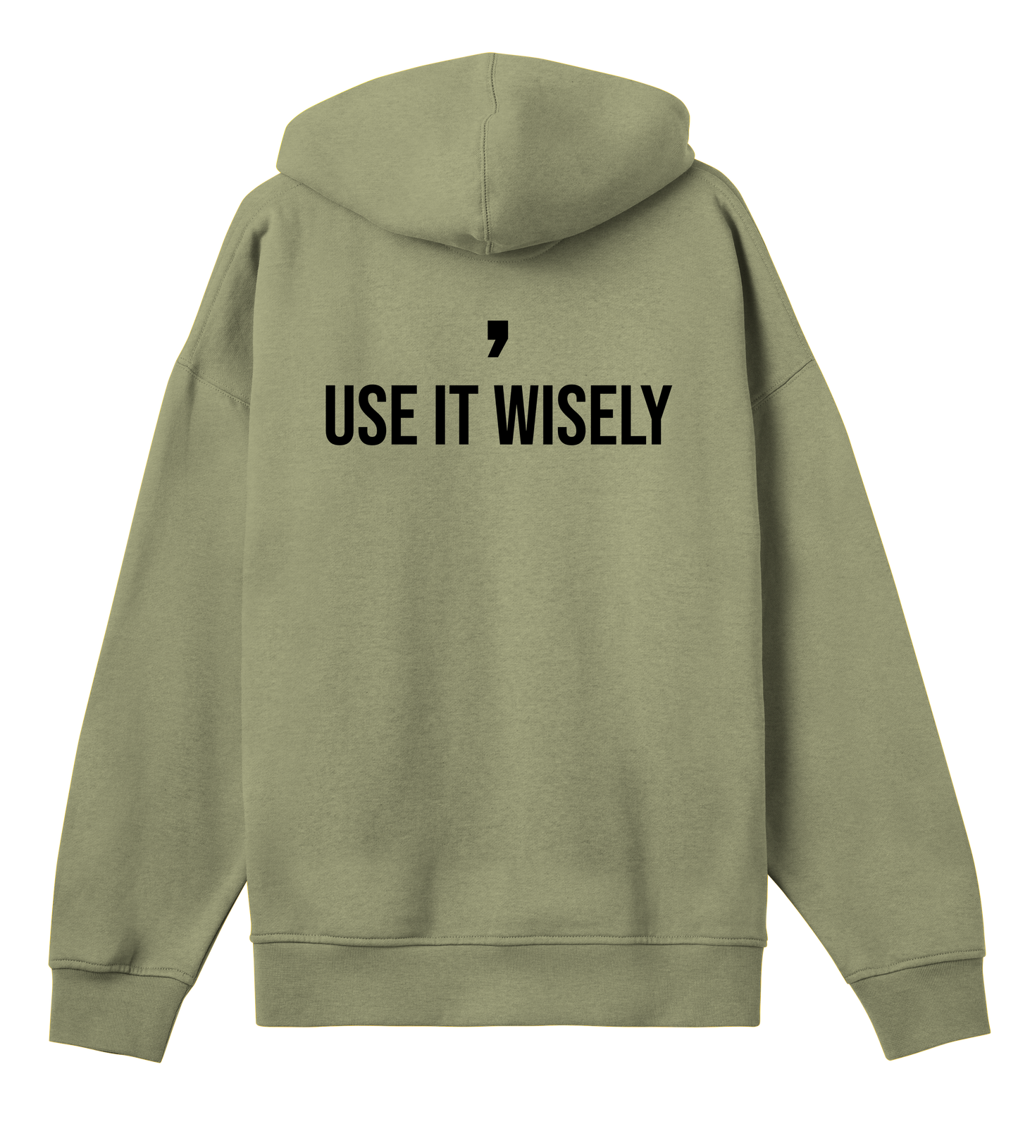 Comma, Use It Wisely: Men's Boxy Hoodie