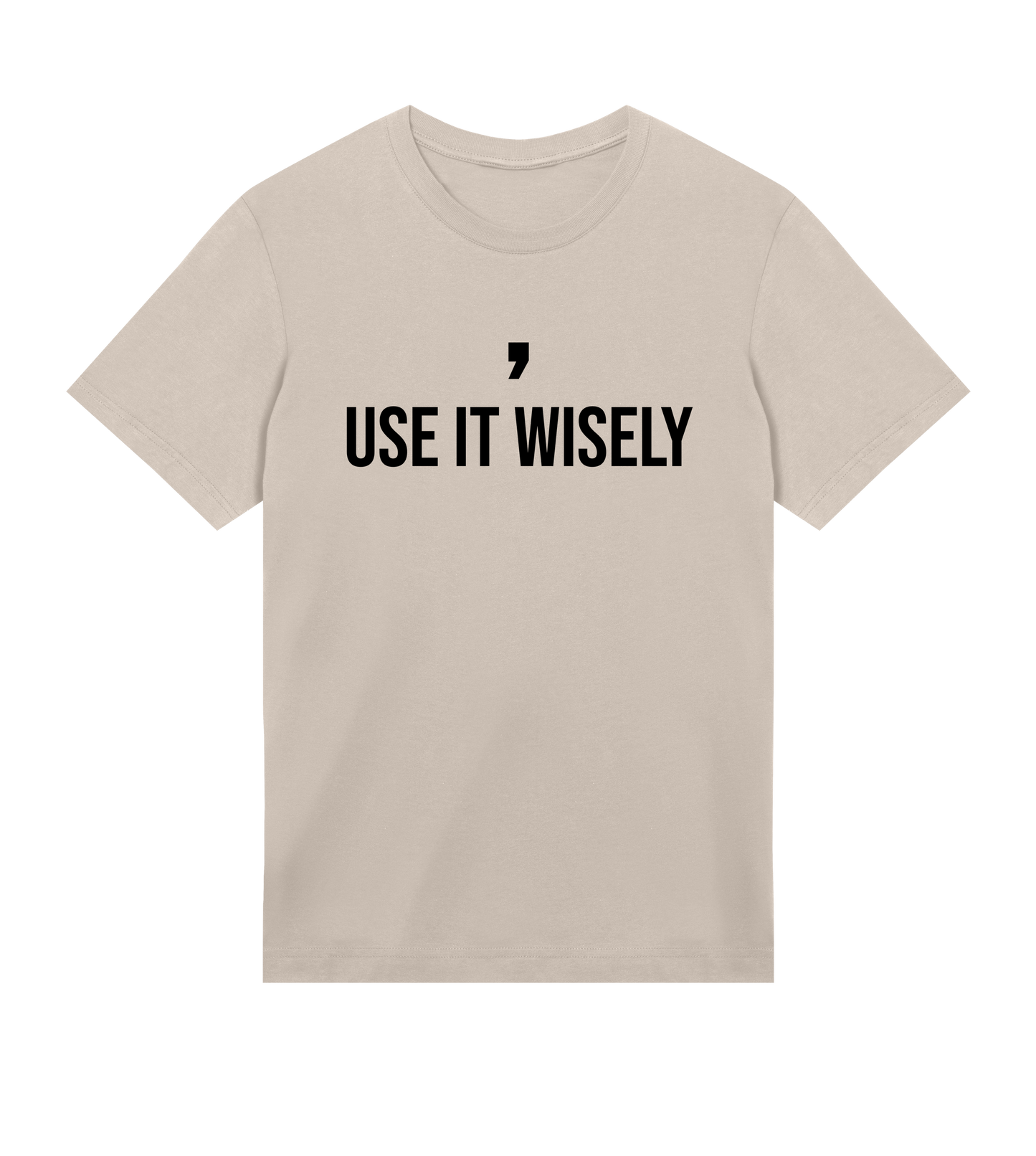 Comma, Use It Wisely: Men's Regular T-Shirt