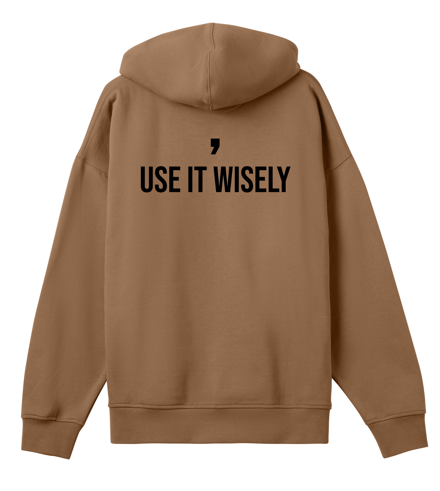 Comma, Use It Wisely: Men's Boxy Hoodie