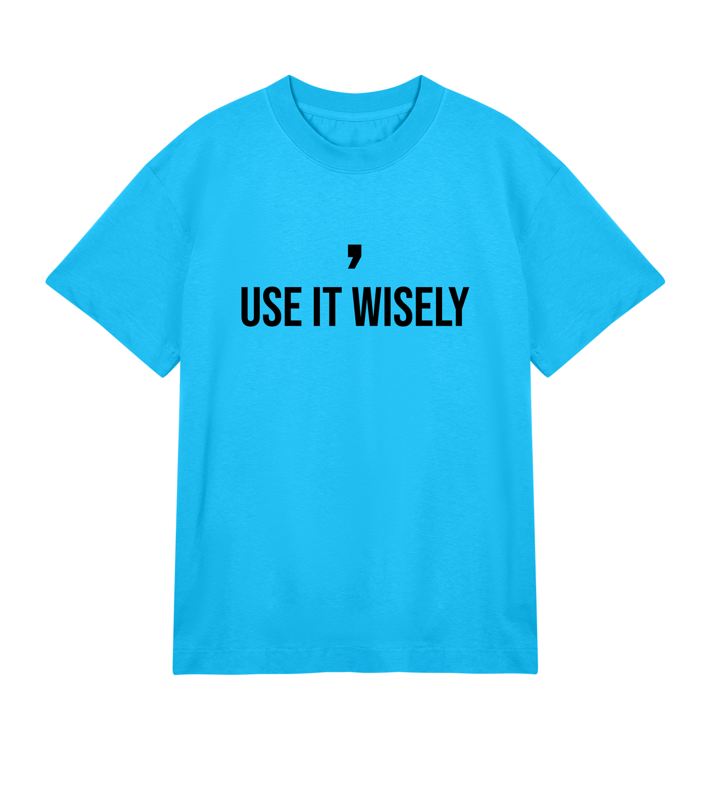 Comma, Use It Wisely: Men's Boxy Tee