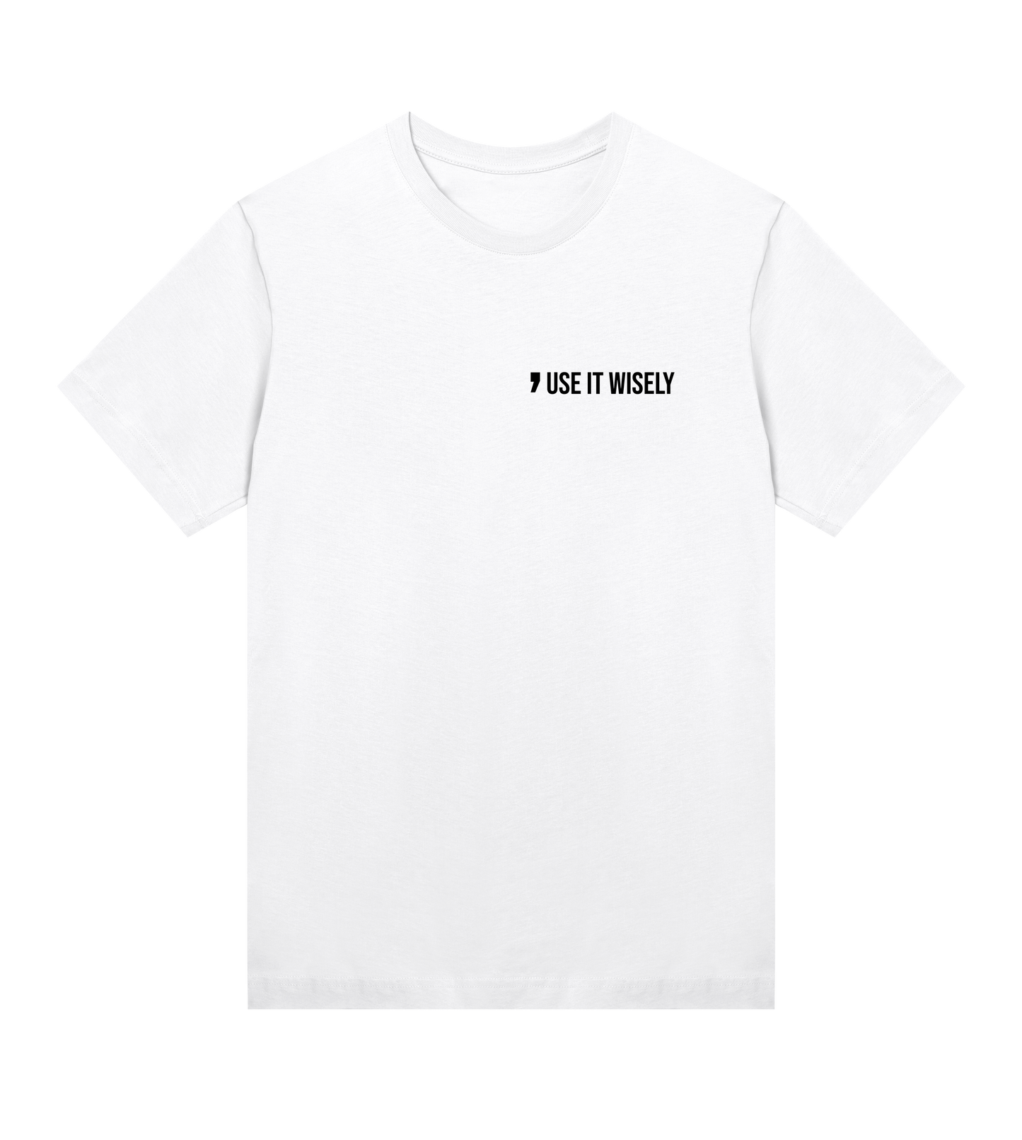 COMMA, USE IT WISELY! WOMEN'S T-SHIRT