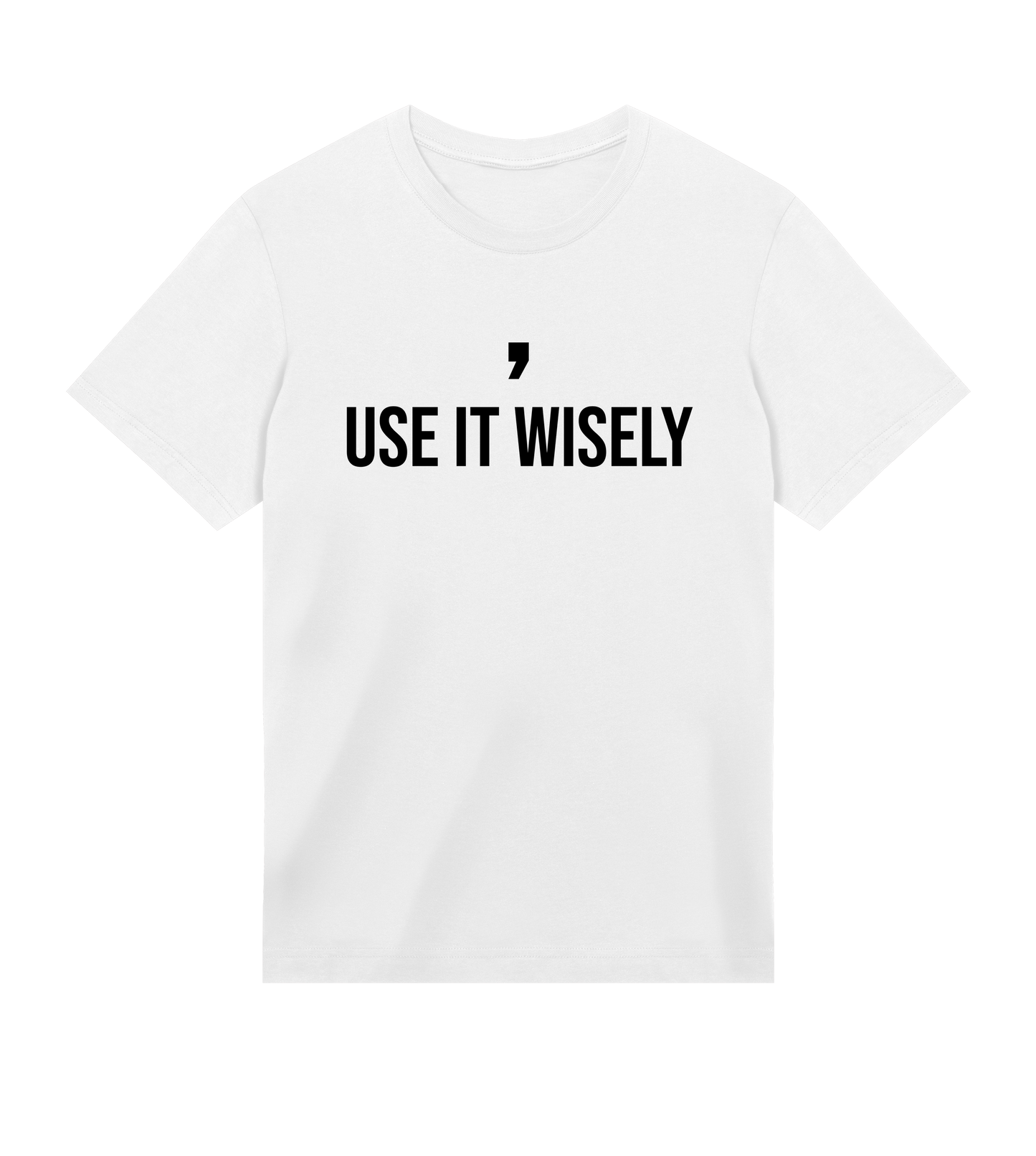 Comma, Use It Wisely: Men's Regular T-Shirt